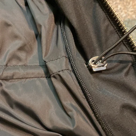 Mackage black parka luxurious down water-repellent rain windproof mid-length - Picture 12 of 15